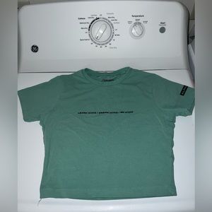 Alphalete Croptop - seafoam green